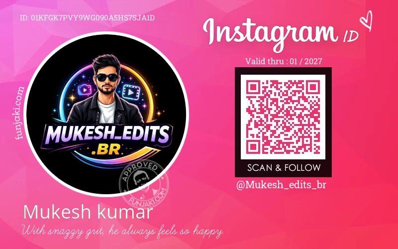 Instagram ID Card