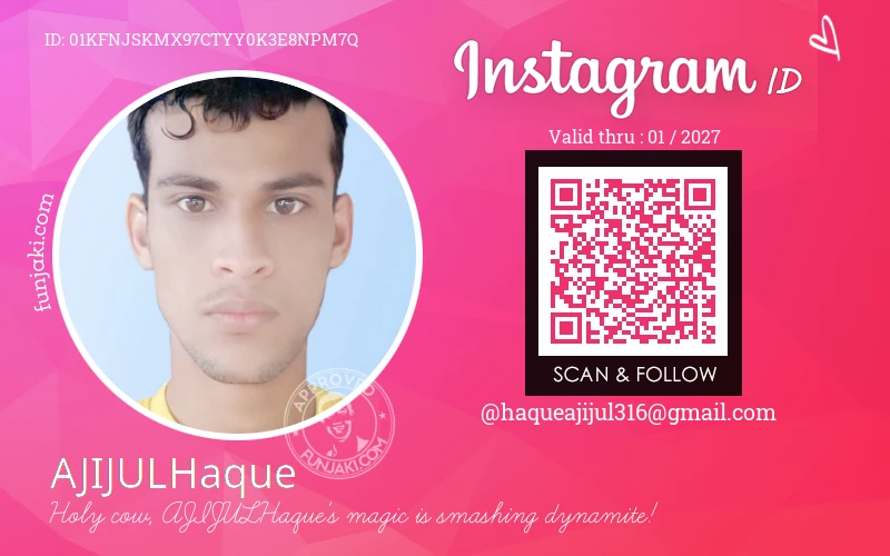 Instagram ID Card