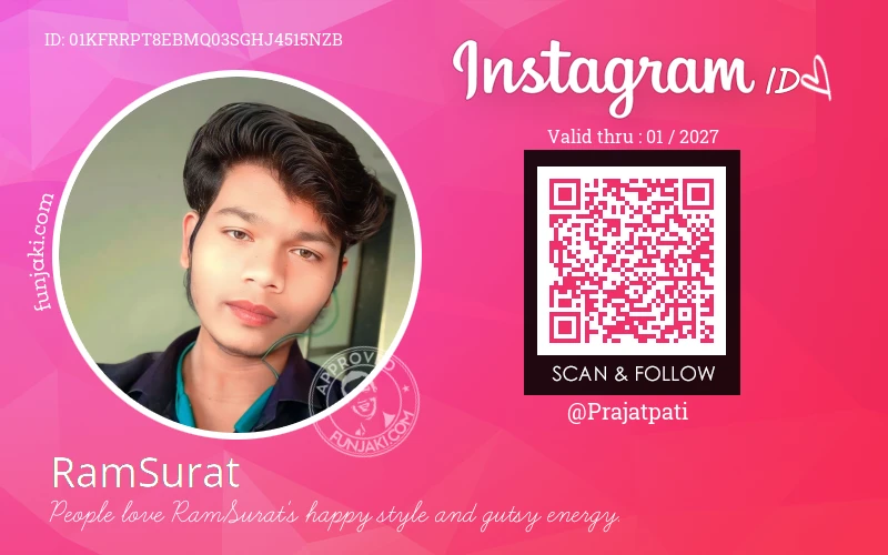Instagram ID Card