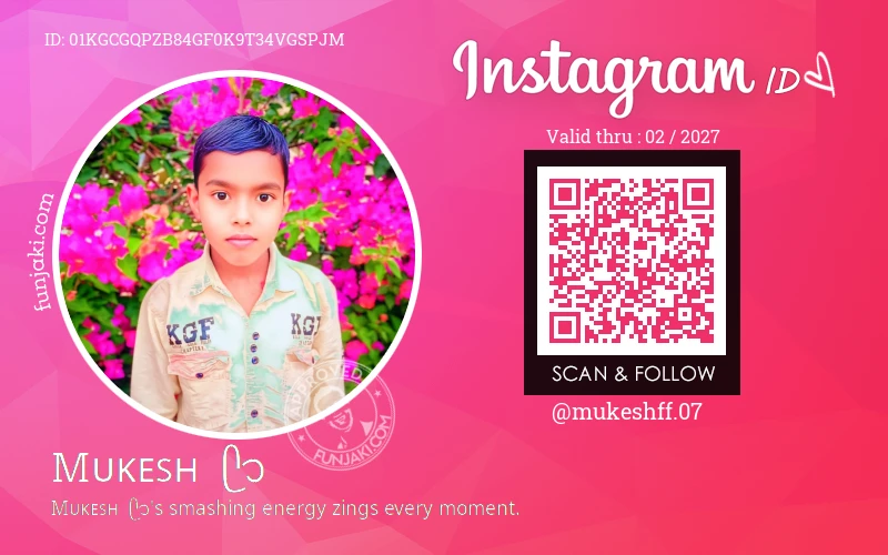 Instagram ID Card