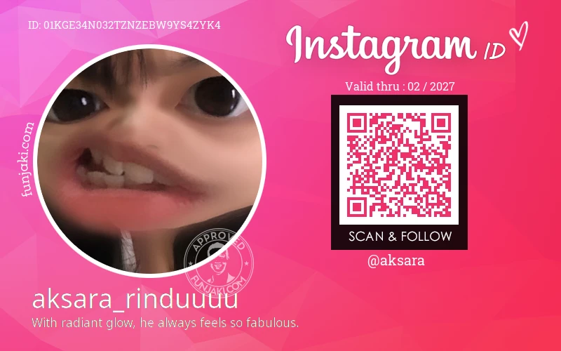 Instagram ID Card