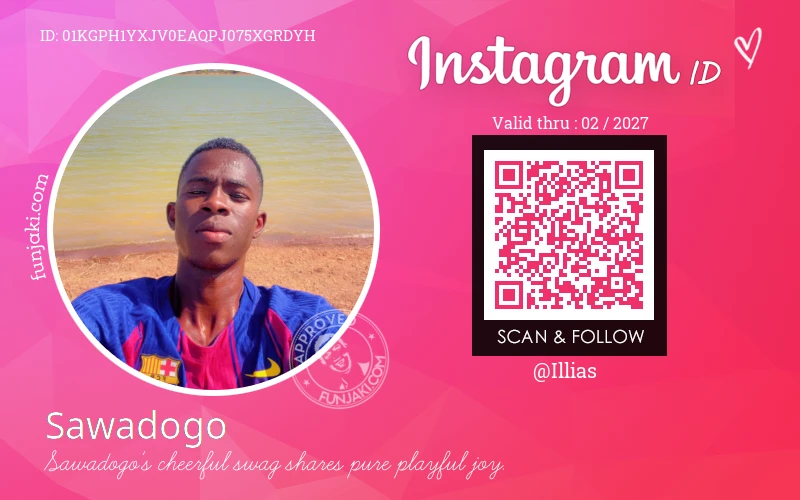 Instagram ID Card
