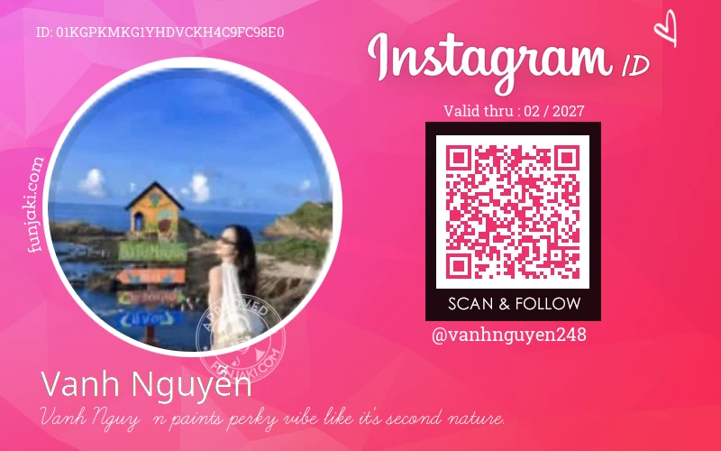 Instagram ID Card