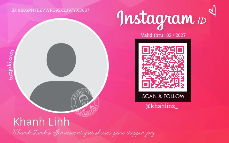 Instagram ID Card