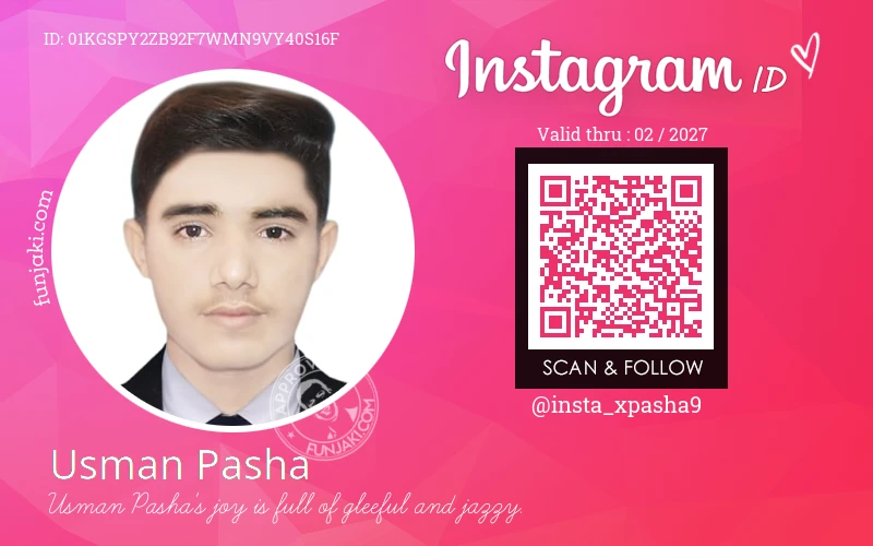 Instagram ID Card
