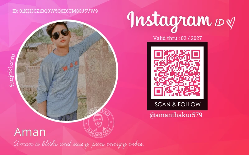 Instagram ID Card