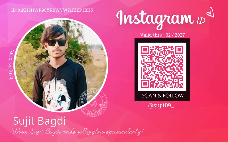 Instagram ID Card