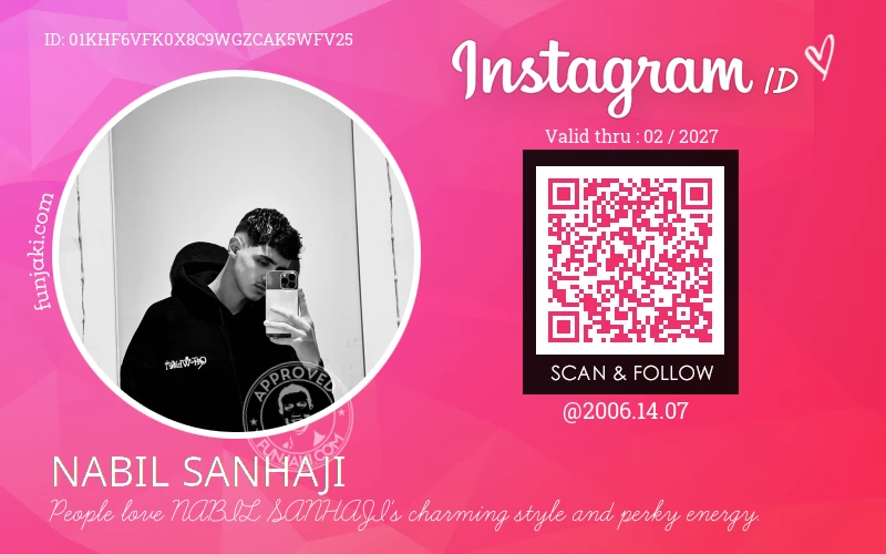 Instagram ID Card