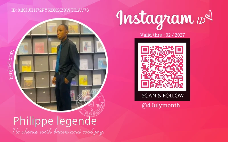 Instagram ID Card