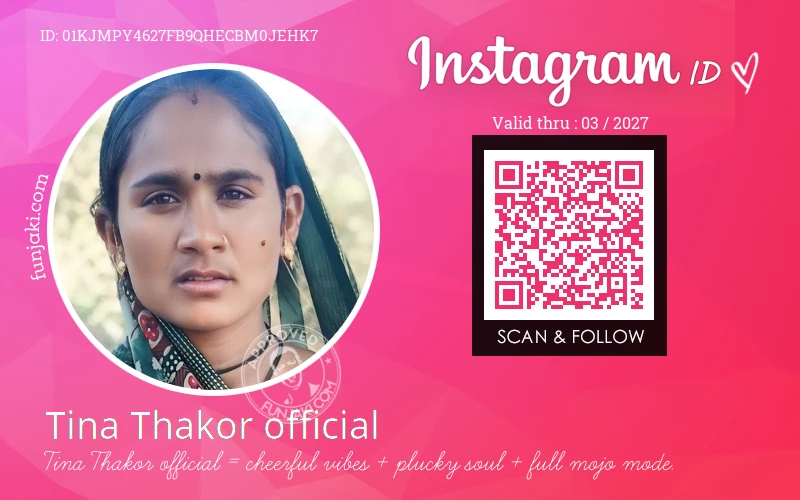 Instagram ID Card