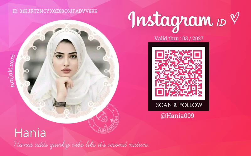 Instagram ID Card