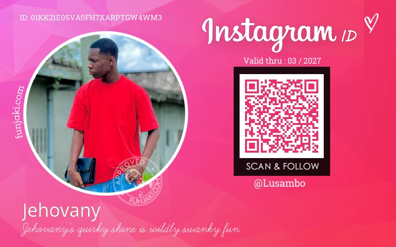 Instagram ID Card