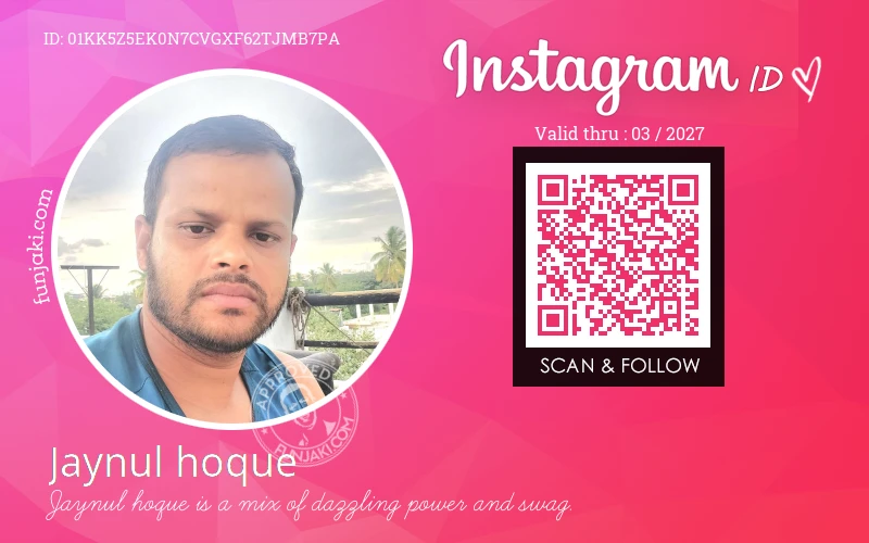 Instagram ID Card