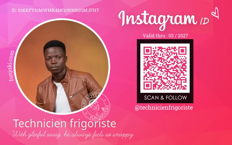 Instagram ID Card