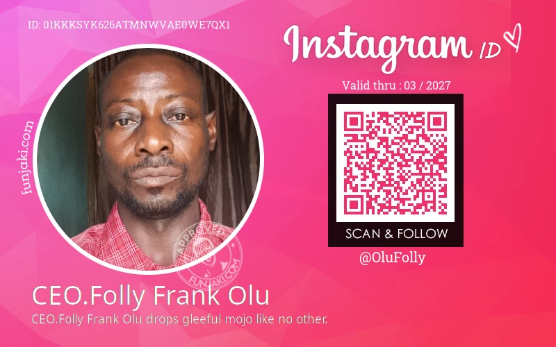 Instagram ID Card