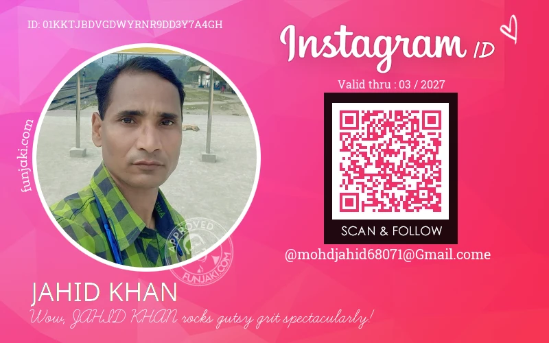 Instagram ID Card