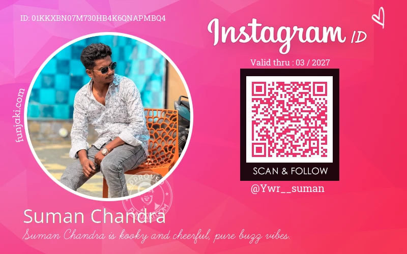 Instagram ID Card