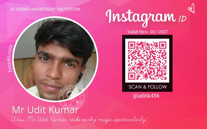 Instagram ID Card