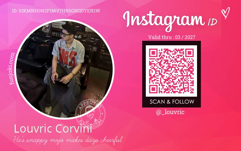 Instagram ID Card
