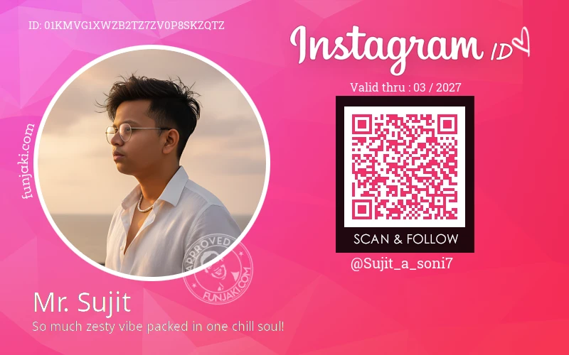 Instagram ID Card