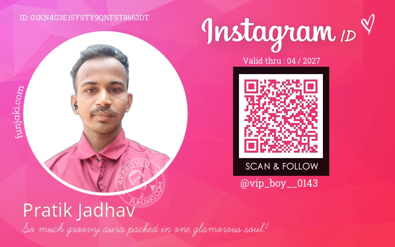Instagram ID Card
