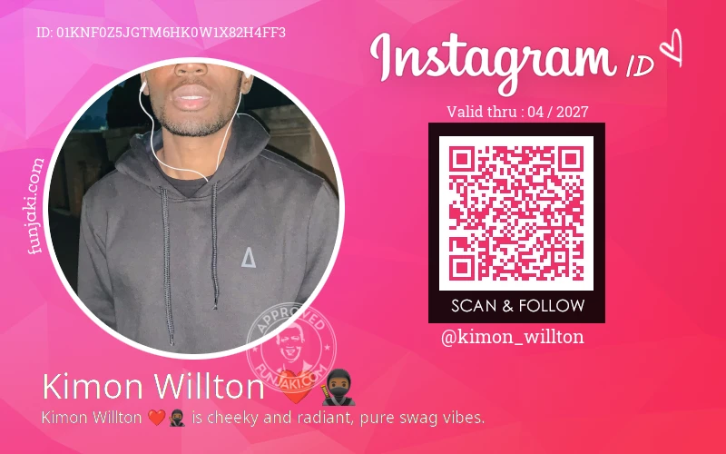Instagram ID Card