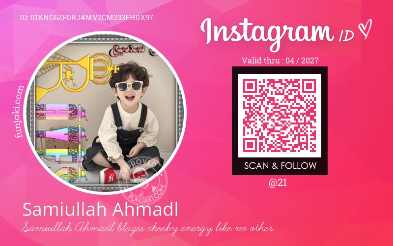 Instagram ID Card