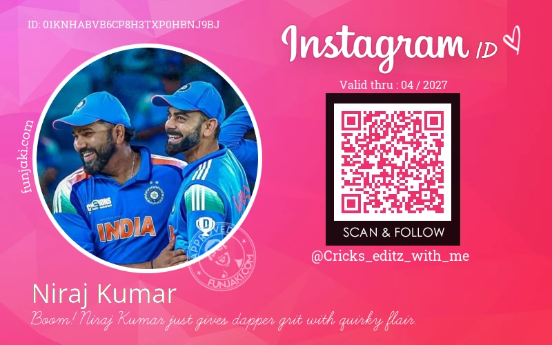 Instagram ID Card