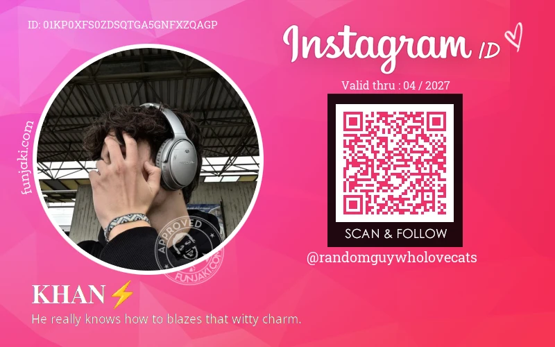 Instagram ID Card