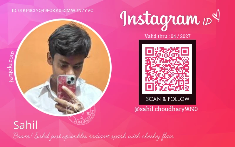 Instagram ID Card