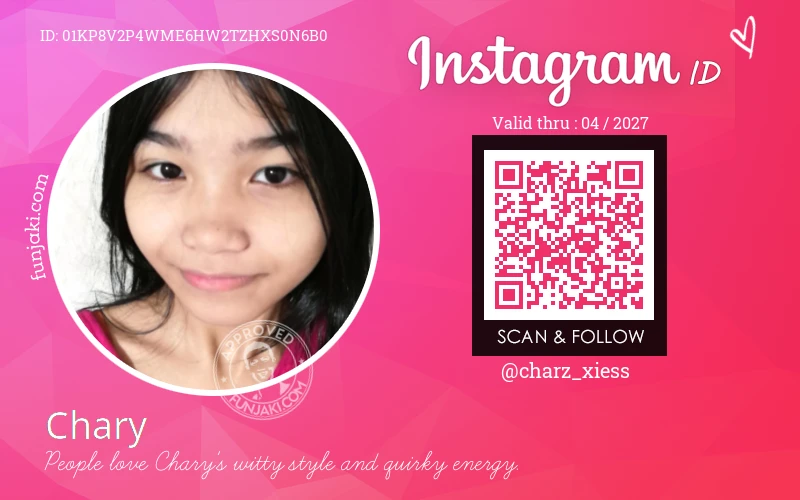 Instagram ID Card