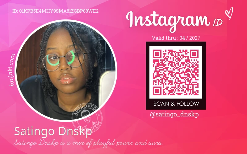 Instagram ID Card