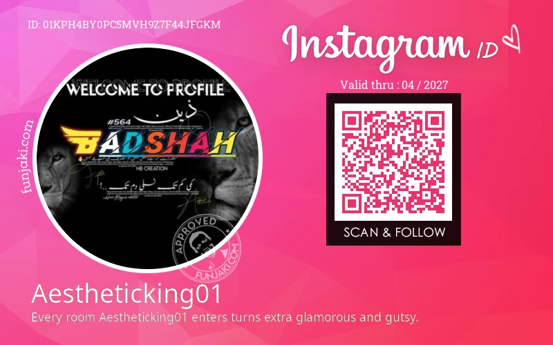 Instagram ID Card