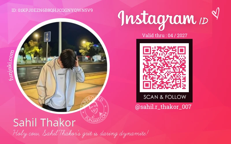 Instagram ID Card