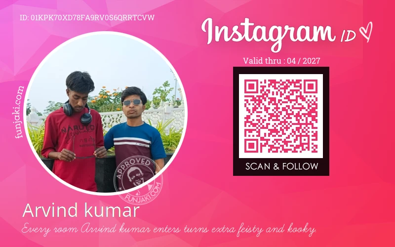 Instagram ID Card