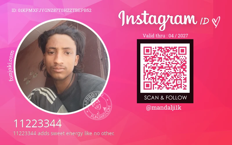 Instagram ID Card