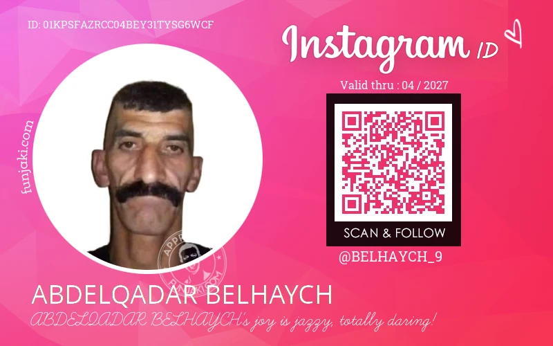 Instagram ID Card