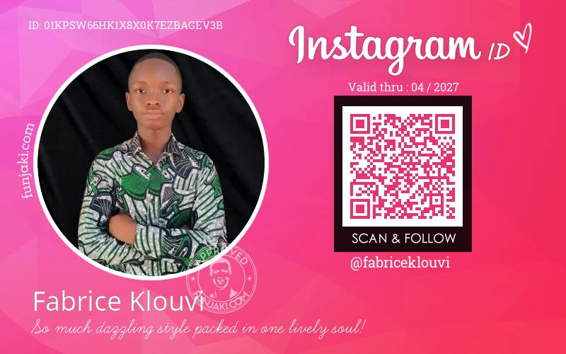 Instagram ID Card