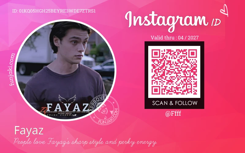 Instagram ID Card