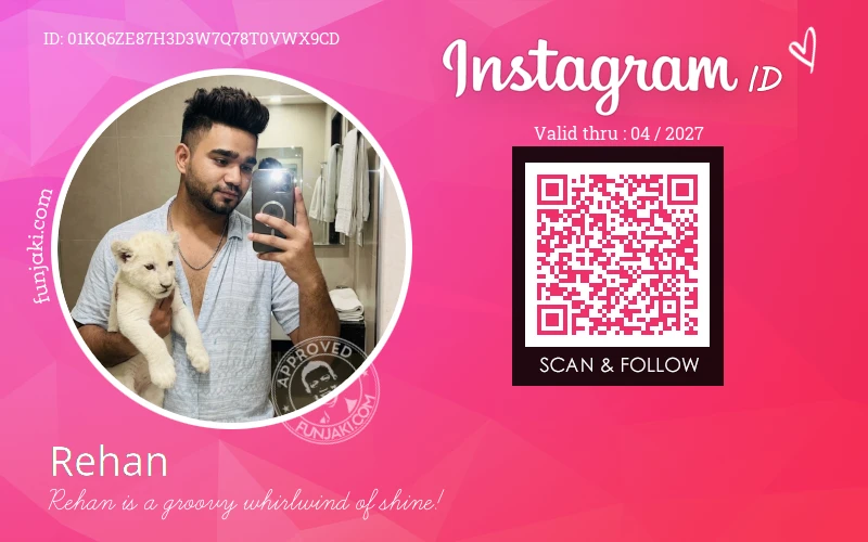 Instagram ID Card