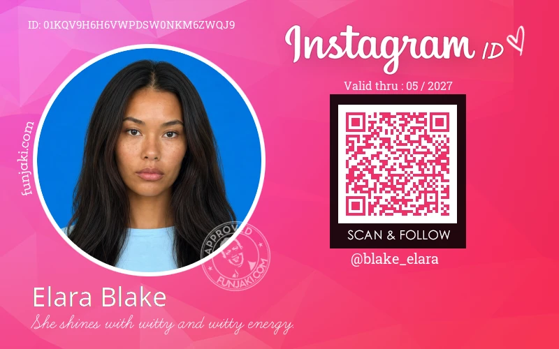 Instagram ID Card