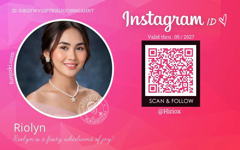 Instagram ID Card
