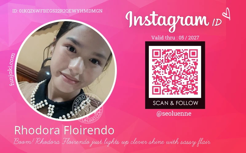Instagram ID Card