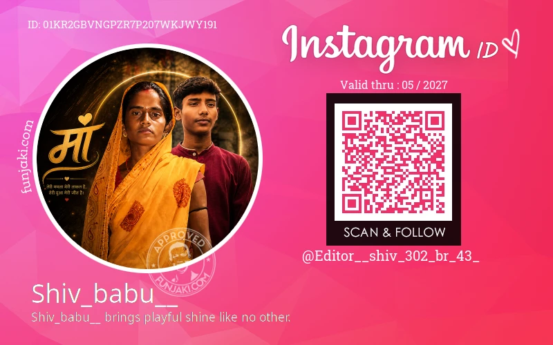 Instagram ID Card