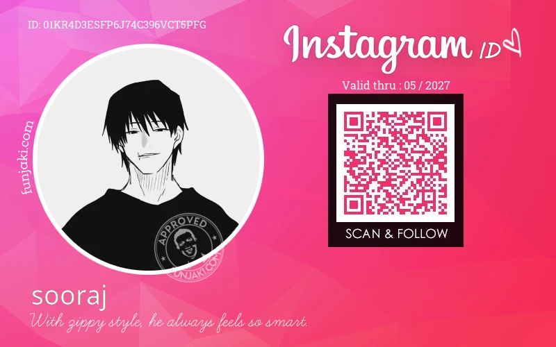 Instagram ID Card