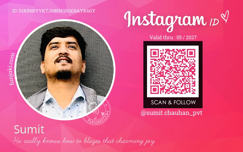 Instagram ID Card