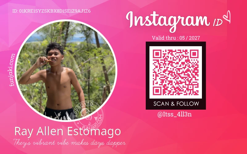 Instagram ID Card