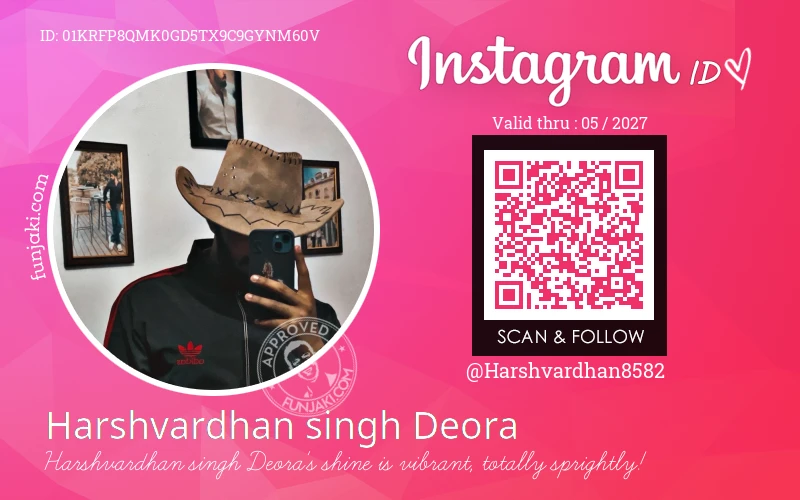Instagram ID Card