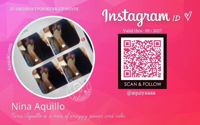 Instagram ID Card