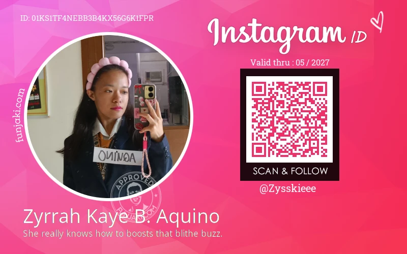 Instagram ID Card